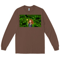 Chestnut wizard girl and cat Long Sleeve Tee - TumblerDesignByShophia