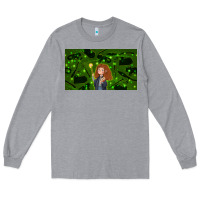 Heather Grey wizard girl and cat Long Sleeve Tee - TumblerDesignByShophia