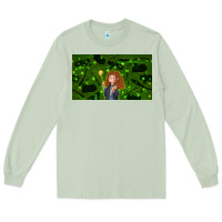 Matcha wizard girl and cat Long Sleeve Tee - TumblerDesignByShophia