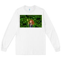 White wizard girl and cat Long Sleeve Tee - TumblerDesignByShophia