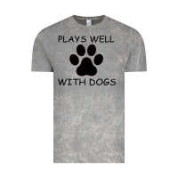 Cloud Rock Plays Well With Dogs Vintage Tee - Bettercallsaul