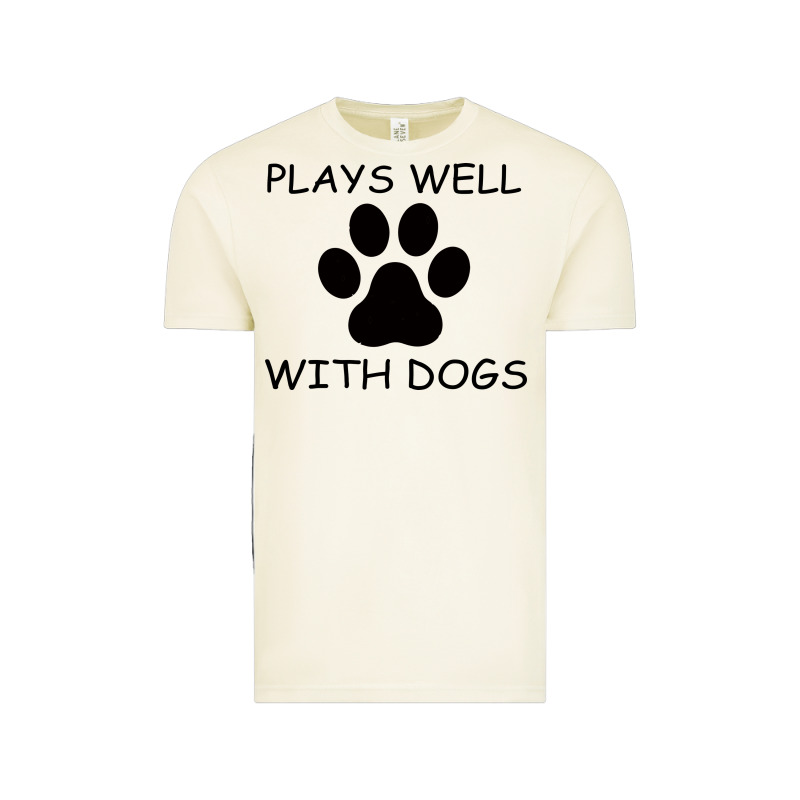Plays Well With Dogs Vintage Tee by Bettercallsaul | Teevron