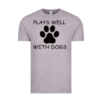 Vintage Zinc Plays Well With Dogs Vintage Tee - Bettercallsaul