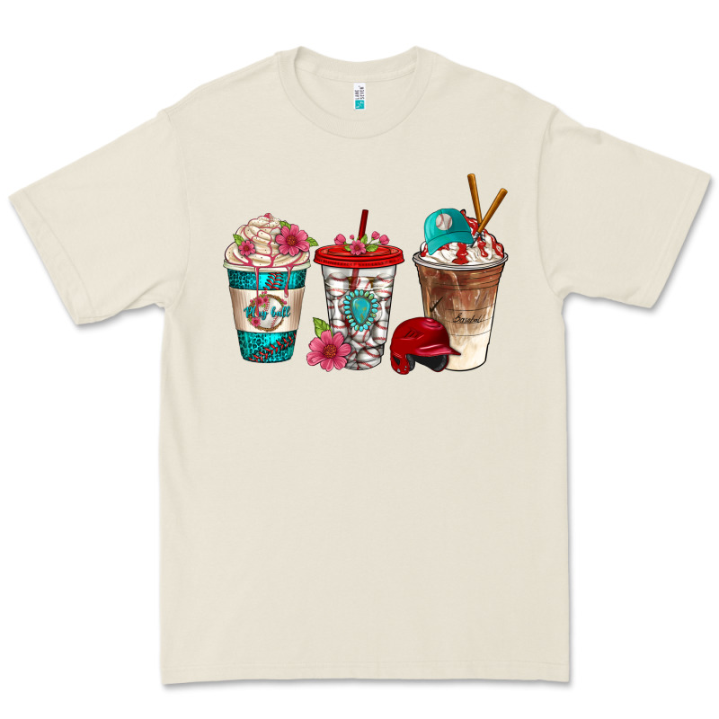 Western Baseball Coffee Cups Bbs Premium Tee by BundleAndBundleShop | Teevron