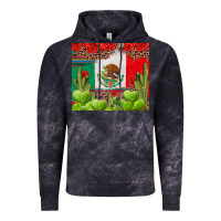 Cloud Black Mexican Flag Vintage Hoodie - texasbilliewilder