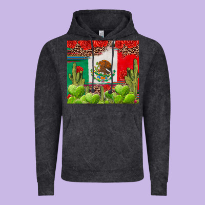 Mexican Flag Vintage Hoodie Designed By Texasbilliewilder
