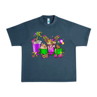 Midnight Navy Mardi Gras coffee cups Urban Heavy Tee - NancyCooperArtShop