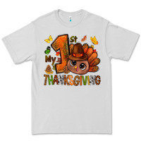 Dove Grey my first thanksgiving with turkey bbs Premium Tee - BundleAndBundleShop
