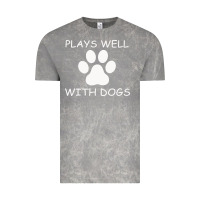 Cloud Rock Plays Well With Dogs Vintage Tee - Bettercallsaul