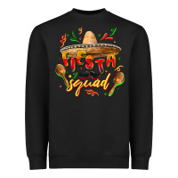 Black Fiesta squad Heavyweight Sweatshirt - FaDigitalArtStudio