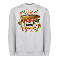 Heather Grey Fiesta squad Heavyweight Sweatshirt - FaDigitalArtStudio
