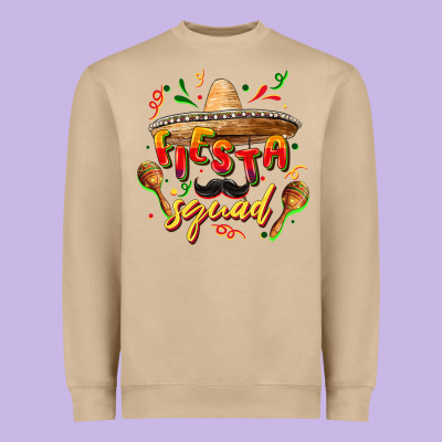 Fiesta Squad Heavyweight Sweatshirt Designed By Fadigitalartstudio