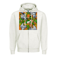 St. Patricks Chicken With Cupcake Leopard Zipper Hoodie | Teevron