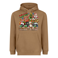 Toasted Coconut Merry Christmas  tractor Heavyweight Hoodie - CowhideDigitalArt