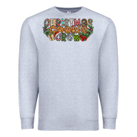 Heather Grey christmas cookie crew Premium Sweatshirt - CowhideDigitalArt
