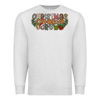 Oatmeal Heather christmas cookie crew Premium Sweatshirt - CowhideDigitalArt