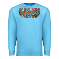 Ocean Blue christmas cookie crew Premium Sweatshirt - CowhideDigitalArt