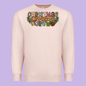 Christmas Cookie Crew Premium Sweatshirt Designed By Cowhidedigitalart