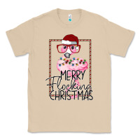 Mushroom Merry Flock Christmas Flamingo Christmas Classic Tee - Bettercallsaul
