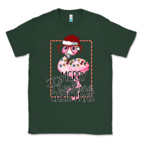 Sports Green Merry Flock Christmas Flamingo Christmas Classic Tee - Bettercallsaul