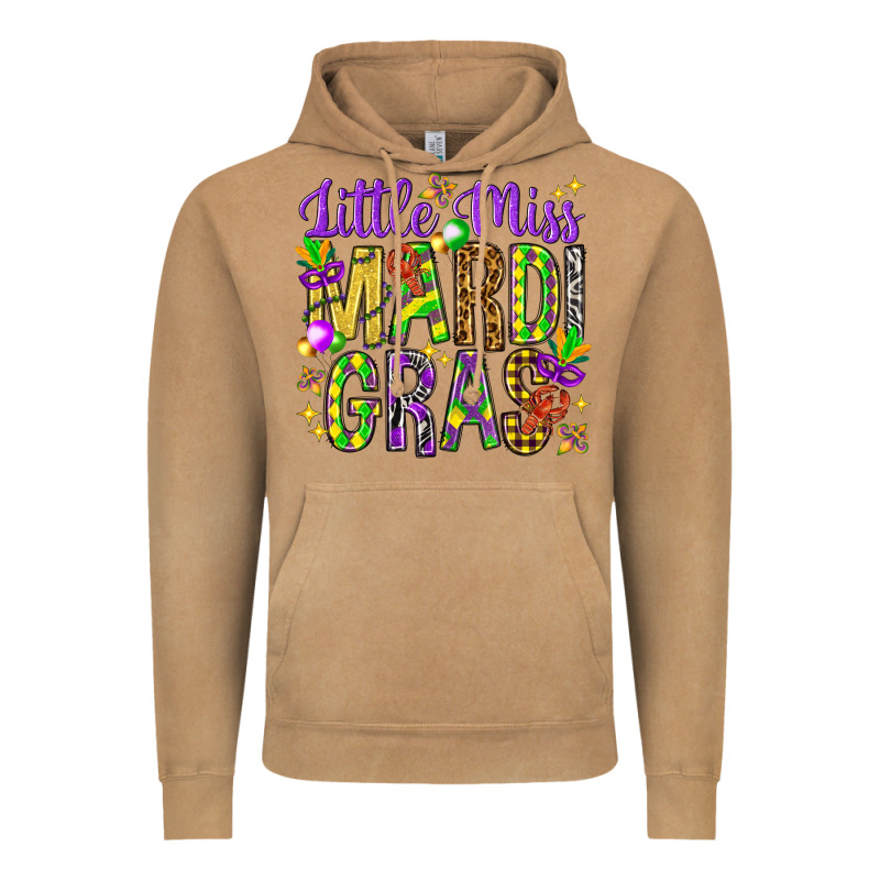 Little Miss Mardi Gras Vintage Hoodie by NancyCooperArtShop | Teevron