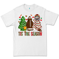 White tis' the season american football christmas cakes bbs Premium Tee - BundleAndBundleShop