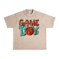 French Oak Game day leopard basketball Urban Heavy Tee - NancyCooperArtShop