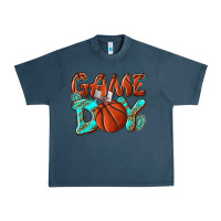Midnight Navy Game day leopard basketball Urban Heavy Tee - NancyCooperArtShop