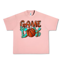 Salmon Game day leopard basketball Urban Heavy Tee - NancyCooperArtShop
