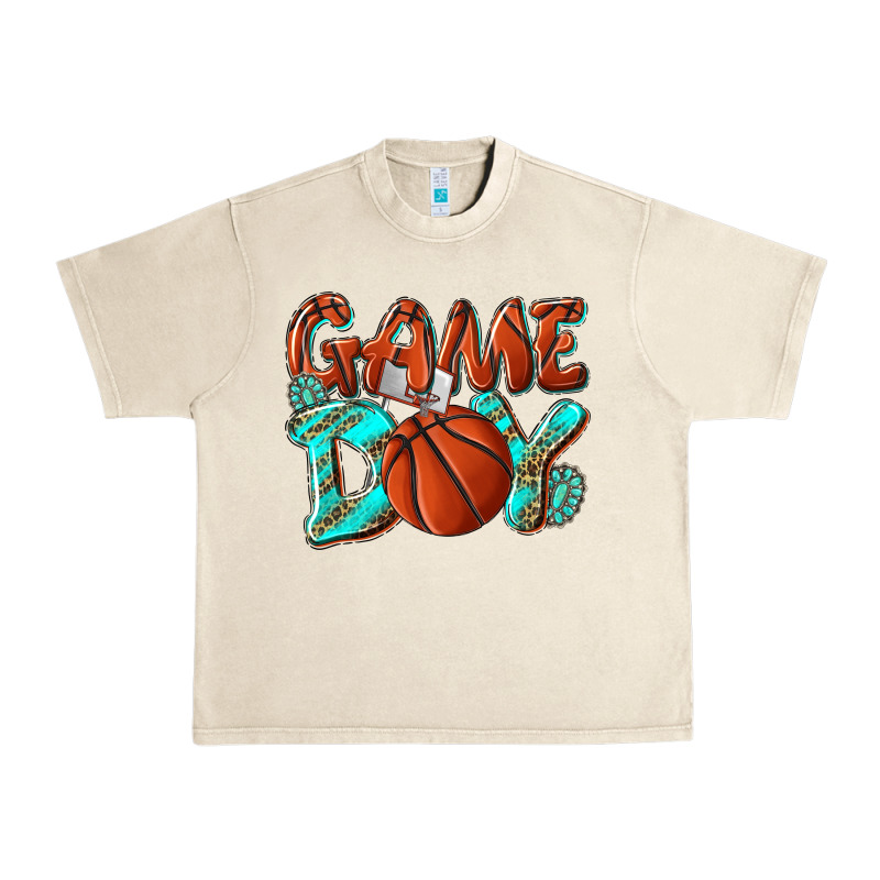 Game Day Leopard Basketball Urban Heavy Tee by NancyCooperArtShop | Teevron