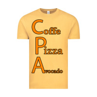 Vintage Mustard coffe pizza avocado Vintage Tee - Bettercallsaul