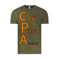 Vintage Olive coffe pizza avocado Vintage Tee - Bettercallsaul