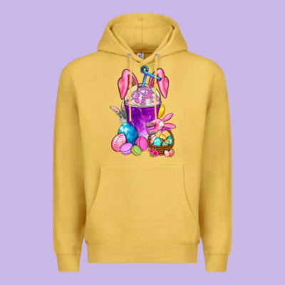 Easter Coffee Cup Premium Hoodie Designed By Bundleandbundleshop
