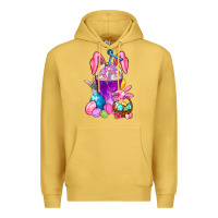 Antique Gold Easter Coffee Cup Premium Hoodie - BundleAndBundleShop
