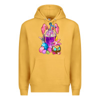 Mustard Easter Coffee Cup Premium Hoodie - BundleAndBundleShop