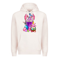Pale Pink Easter Coffee Cup Premium Hoodie - BundleAndBundleShop