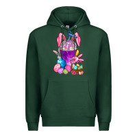 Sports Green Easter Coffee Cup Premium Hoodie - BundleAndBundleShop