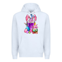 White Easter Coffee Cup Premium Hoodie - BundleAndBundleShop