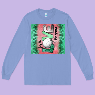 For The Love Of The Game Golf Long Sleeve Tee Designed By Jasminsmagicworld
