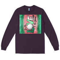 Plum for the love of the game golf Long Sleeve Tee - Jasminsmagicworld
