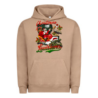 Pigment Burro louisiana christmas with  afro santa Urban Hoodie - BarkalooDesign