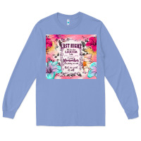 Colony Blue last night we let the liquor talk Long Sleeve Tee - TumblerDesignByShophia