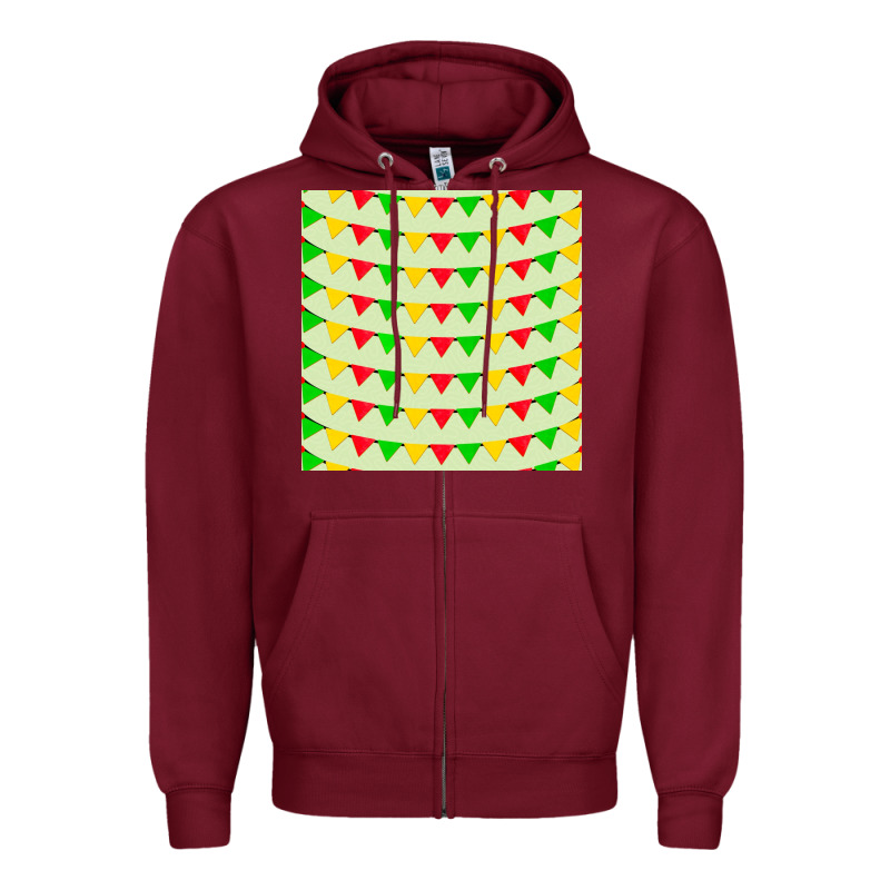 Mexico Seamless Pattern Zipper Hoodie by FaDigitalArtStudio | Teevron