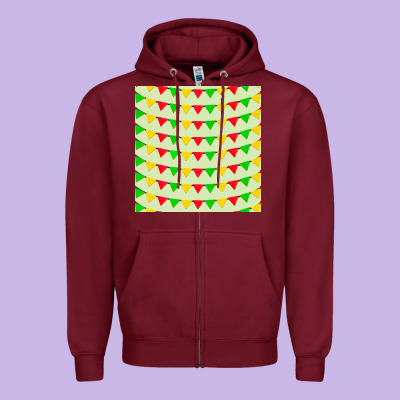 Mexico Seamless Pattern Zipper Hoodie Designed By Fadigitalartstudio
