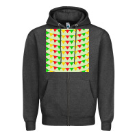 Charcoal Heather mexico seamless pattern Zipper Hoodie - FaDigitalArtStudio