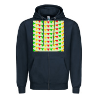 Navy mexico seamless pattern Zipper Hoodie - FaDigitalArtStudio