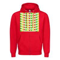 Red mexico seamless pattern Zipper Hoodie - FaDigitalArtStudio
