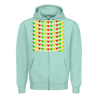 Seafoam mexico seamless pattern Zipper Hoodie - FaDigitalArtStudio