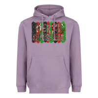 Lavender Merry Christmas Heavyweight Hoodie - CowhideDigitalArt