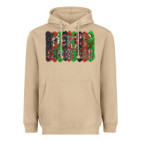 Mushroom Merry Christmas Heavyweight Hoodie - CowhideDigitalArt